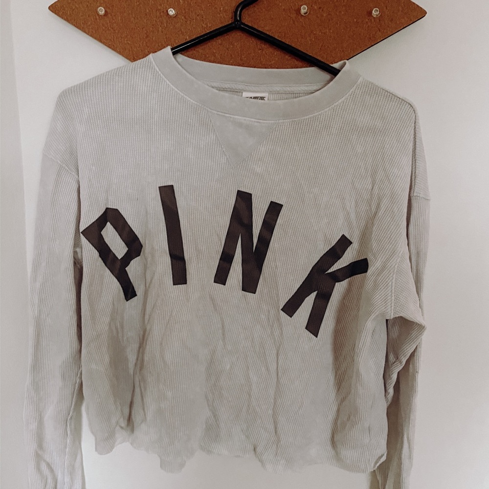 Pink light blue/purple long sleeve T-shirt